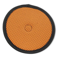 Klein Tools KHHTOPPAD Hard Hat Replacement Top Pad  4 in W x 4 in L  Polyester  Hook-and-Loop  Black/Orange