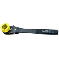 Klein Tools KT151T Ratcheting Lineman's Wrench, 13 in Long, Square Nut 3/4, 1 & 1 1/8 in