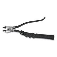 Klein Tools M2017CSTA Slim-Head Ironworker's Side-Cutting Plier, 9 in L, 1.28 Jaw Length, 1.16 in Jaw Width