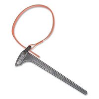 Klein Tools S18HB Grip-It Strap Wrench, 34.25 in L Strap, 18 in L, Orange Strap
