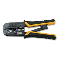 Klein Tools VDV226-011-SEN Ratcheting Data Cable Crimper/Stripper/Cutter  7.5 in L  22 to 28 AWG  Ergonomic Comfort Grip