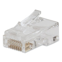 Klein Tools VDV826-703 Pass-Thru Connectors  Modulart Data Plug  RJ45-CAT6  50 Pack