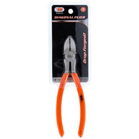 8 Inch Diagonal Pliers Drop Forged Steel Cushioned Grip