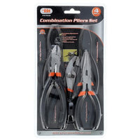 4-Piece 6-Inch Combination Pliers Set Durable Precision Jaw Tool Kit