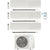 Daikin 3-Zone Wall Mounted Ductless Mini-Split 36,000 BTU Heat Pump Air Conditioner 9k + 12k + 12k - 20 SEER2 R32