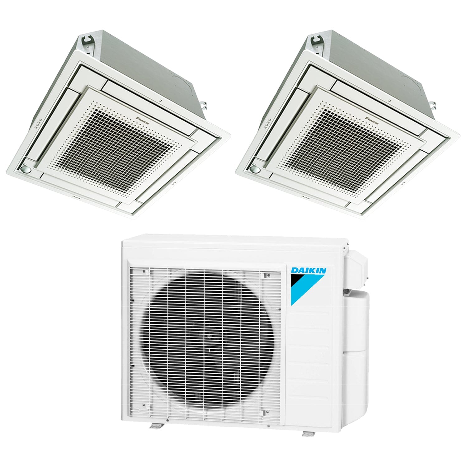 2-Zone Daikin 18.9 SEER MXS Series Vista Ductless Multi-Zone Inverter Air Conditioner Heat Pump (9k + 15K BTU) 2MXS18NMVJUA + FFQ09Q2VJU + FFQ15Q2VJU