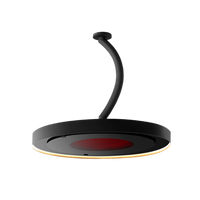 Bromic Heating - Eclipse Electric 24 Inch 600mm Curved Ceiling Pole - Freedom HVAC Supply