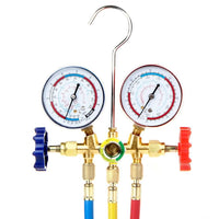 Budget-Friendly R-410A Refrigerant Manifold Gauge Set – AC Kit with Hoses and Adapter for Mini Split Systems