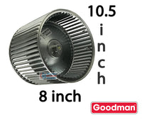 Goodman D6723302S Furnace Blower Wheel – Genuine OEM 10.5" Diameter 8" Wide Clockwise