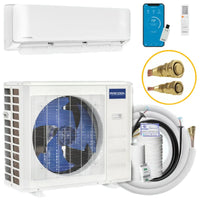 MRCOOL DIY 5th Gen Easy Pro 12K BTU Single Zone Mini Split Complete System 115V with 16 ft. DIY Quick Connect Line Set and DIYPRO Cable, EZPRO-12-HP-11516D-O