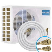 DIY 4th Gen 36K BTU, 3 Ton, 20.5 SEER, Ductless Mini-Split Heat Pump Condenser & 25' DIY Pre-Charged Line Set
