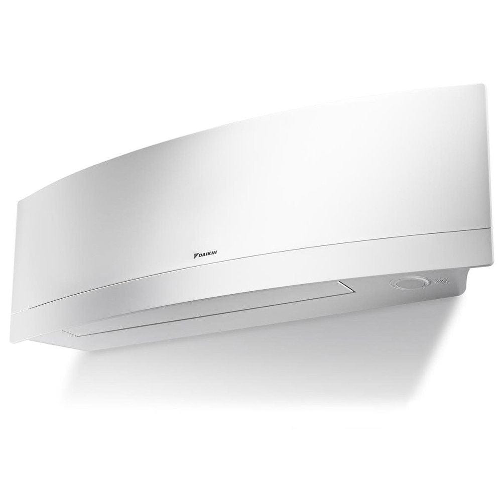 9,000 BTU Daikin Emura White 18 SEER Wall-Mounted Ductless Mini-Split Inverter Air Conditioner Heat Pump System (230 Volt) RX09RMVJU9A + FTXR09TVJUW