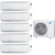 Daikin 5-Zone Wall Mounted Ductless Mini-Split 48000 BTU Heat Pump Air Conditioner 12k + 12k + 12k + 12k + 12k - 20.6 SEER2