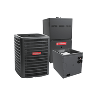 Goodman air conditioning and heating system installed by Green Leaf Air, showcasing efficient climate control technology.