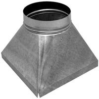 Horizontal Application MrCool 14" Square to Round Adapter Kit (18.125" Supply & 18.125" Return)