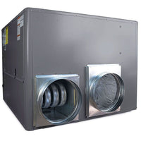 Horizontal Application MrCool Package Unit 14" Square to Round Adapter Kit (14.5" Supply & 18.125" Return)