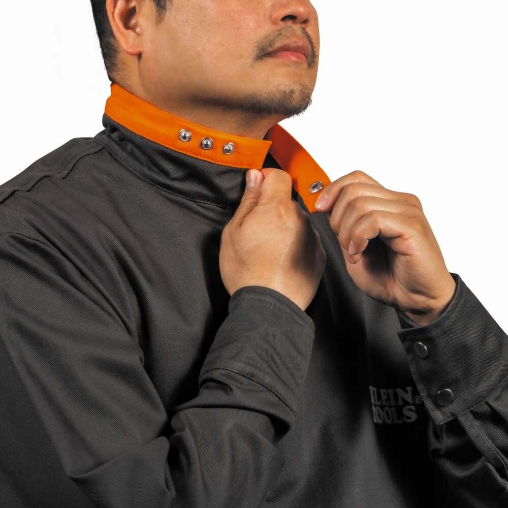 Klein 03078 Flame-Resistant Welding Jacket, Large