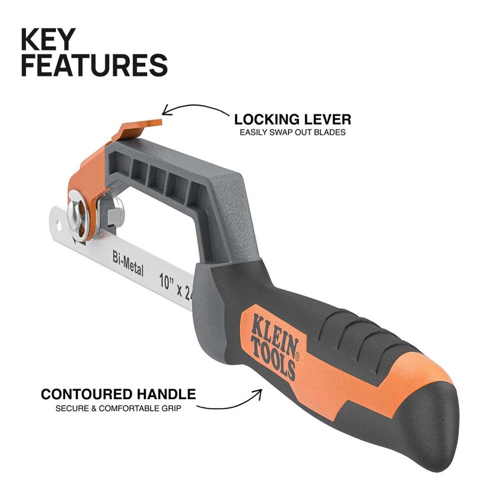 Klein 31432 Compact Medium-Cut Hacksaw