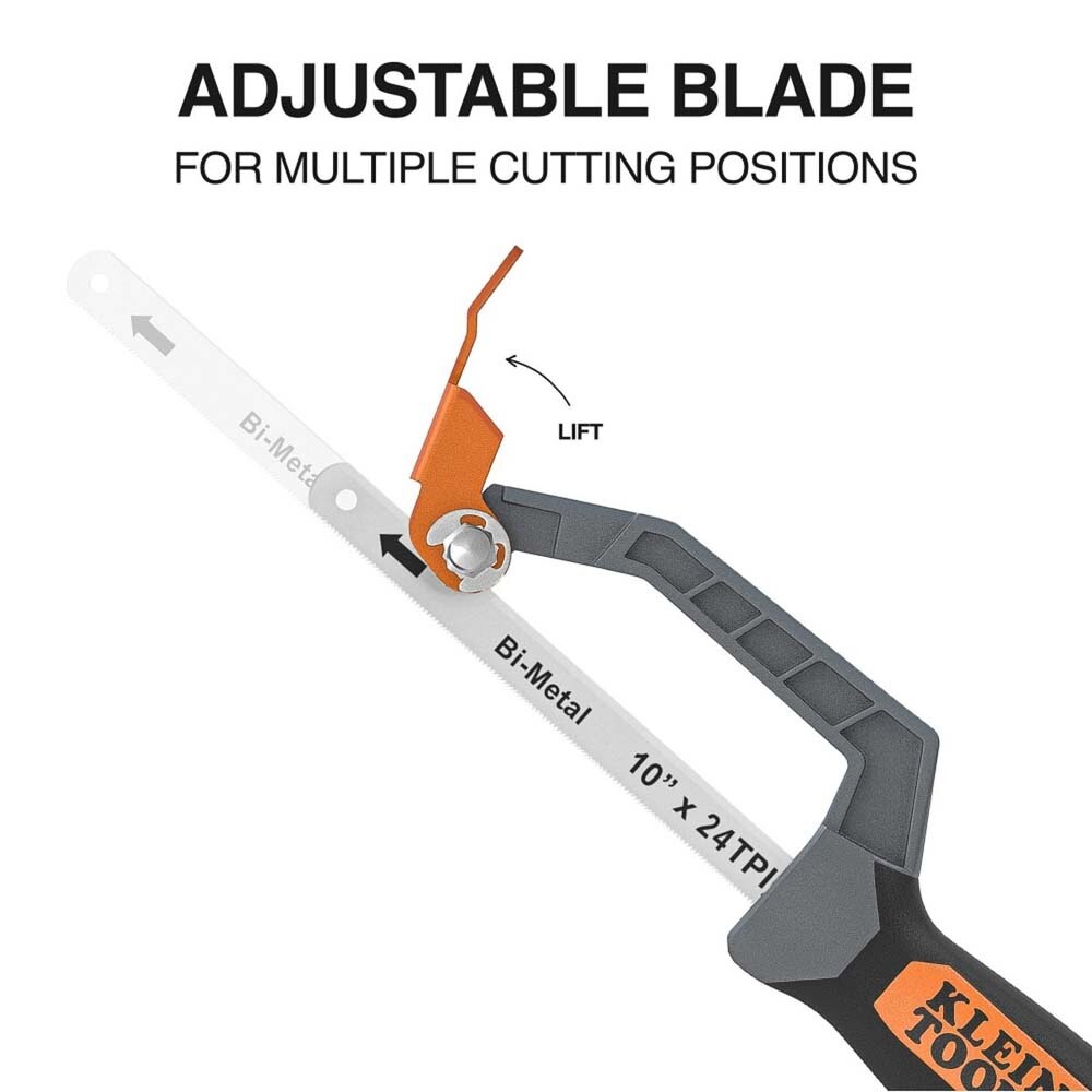 Klein 31432 Compact Medium-Cut Hacksaw