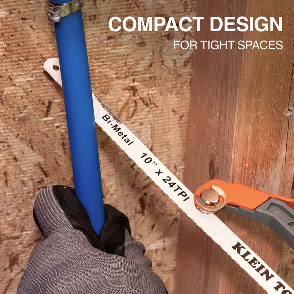 Klein 31432 Compact Medium-Cut Hacksaw
