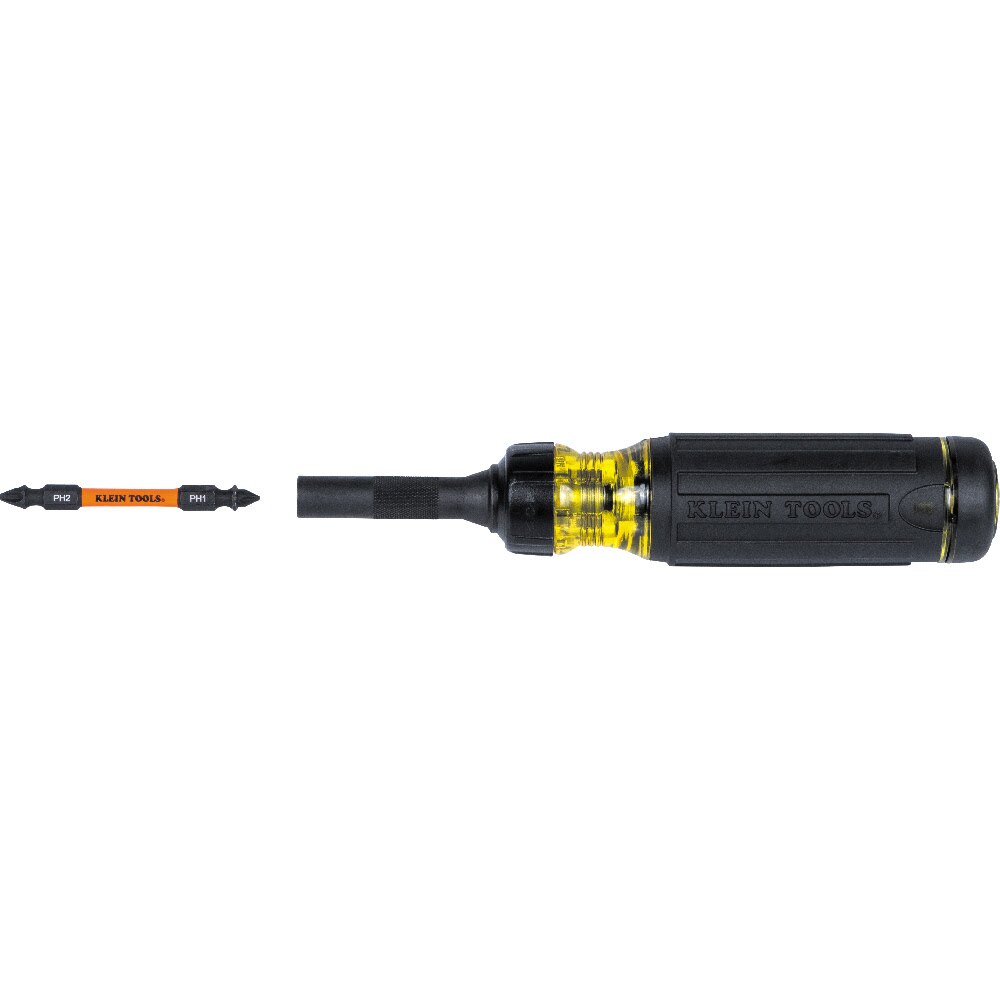 Klein 32315HD 15-in-1 Ratcheting Impact-Rated Multi-Bit Torsion Zone Screwdriver