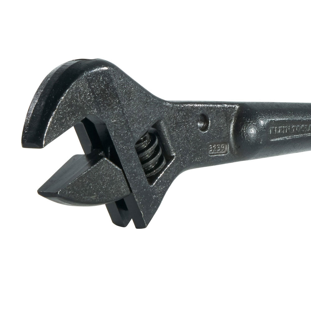 Klein 3239 16" Long Adjustable Head Construction Wrench (1-1/2" Cap.) Spud