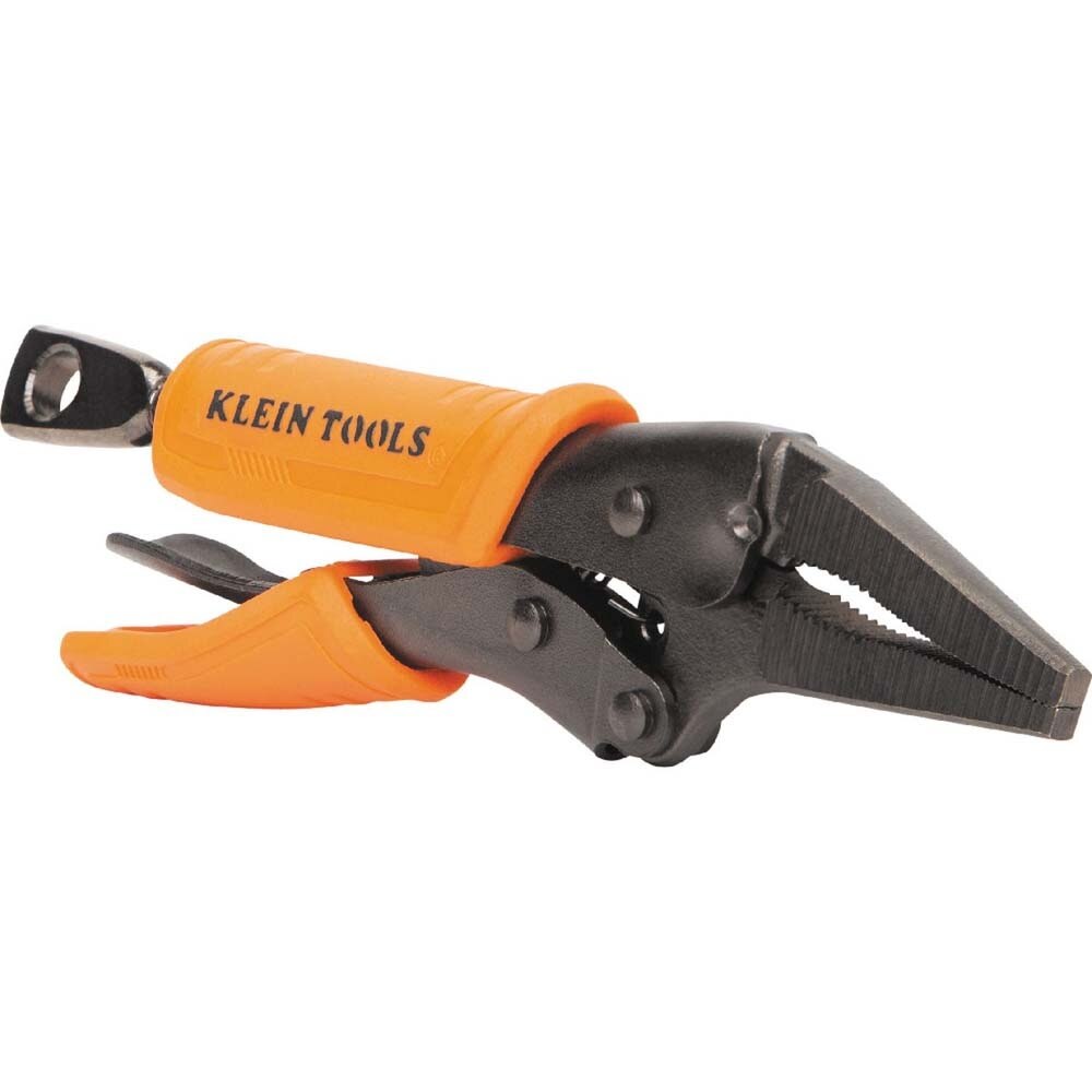 Klein 38610 Long Nose Locking Pliers, 4-Inch