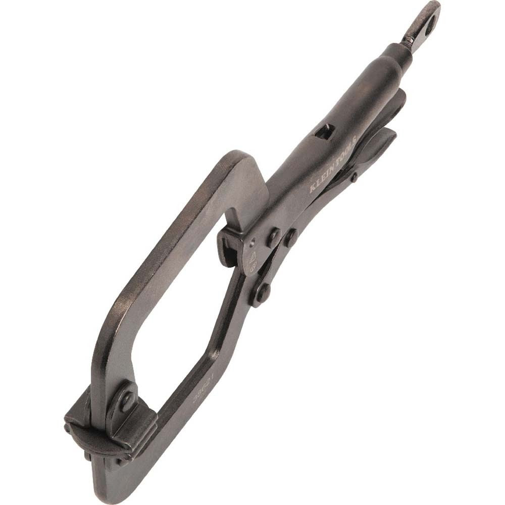 Klein 38621 C-Clamp Locking Pliers With Swivel Jaws, 9-Inch