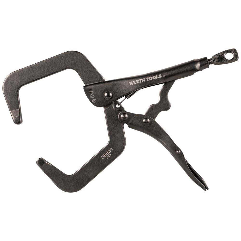 Klein 38631 C-Clamp Locking Pliers With Standard Jaws, 9-Inch