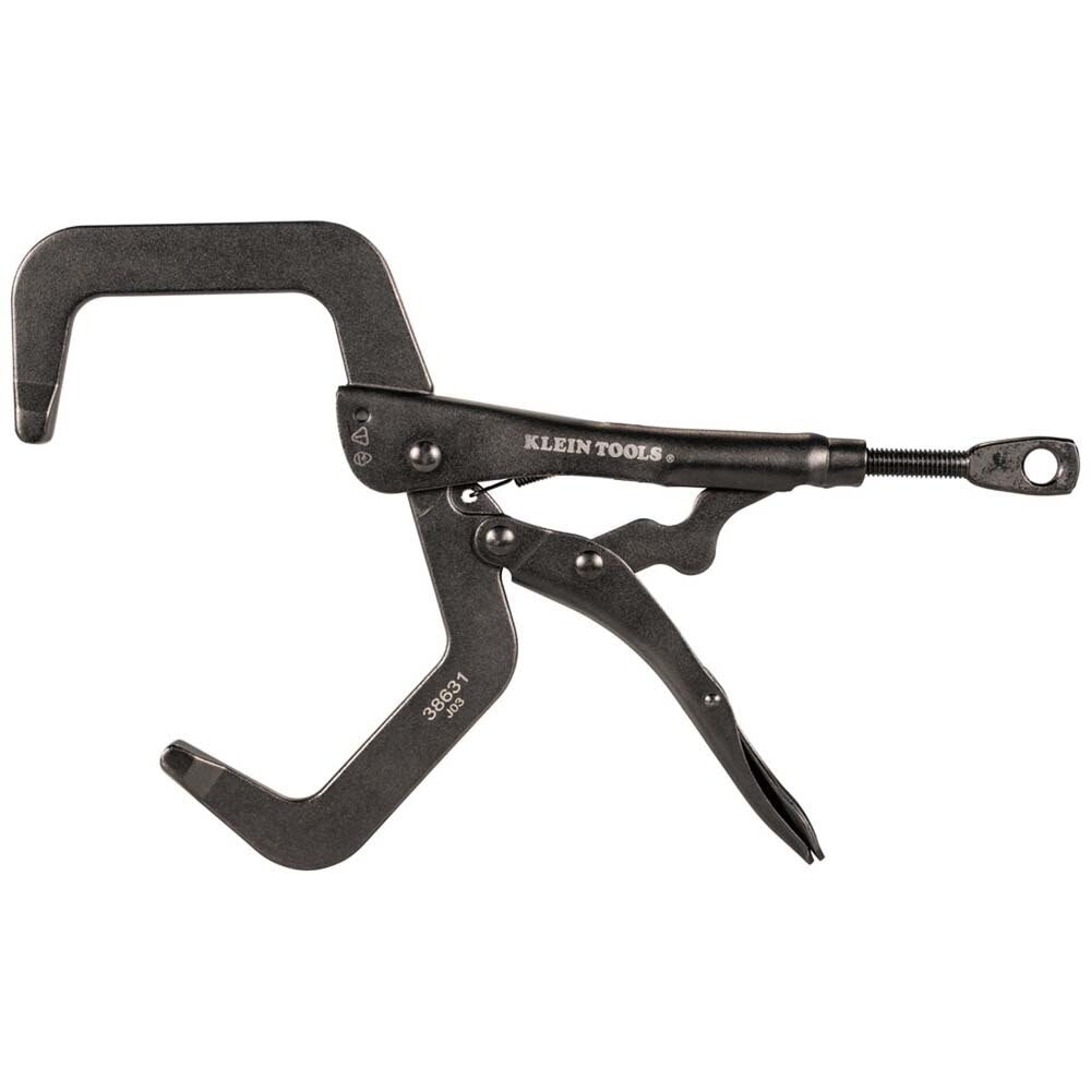 Klein 38631 C-Clamp Locking Pliers With Standard Jaws, 9-Inch