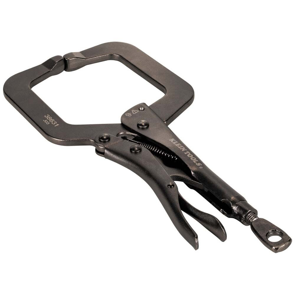 Klein 38631 C-Clamp Locking Pliers With Standard Jaws, 9-Inch