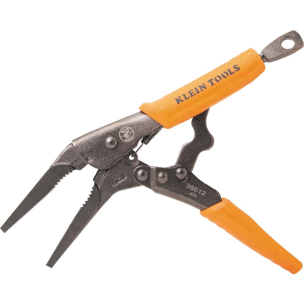 Klein 38661 Long Nose Locking Pliers Set, 6- and 9-Inch, 2-Piece