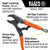 Klein 38665 Locking Pliers, Long Nose 6-Inch, Curved Jaw 7- and 10-Inch, 3-Piece