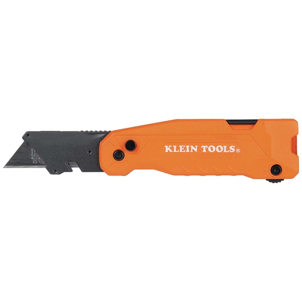 Klein 44306 FLICKBLADE 2-in-1 Utility Knife / Scraper with Blade Storage