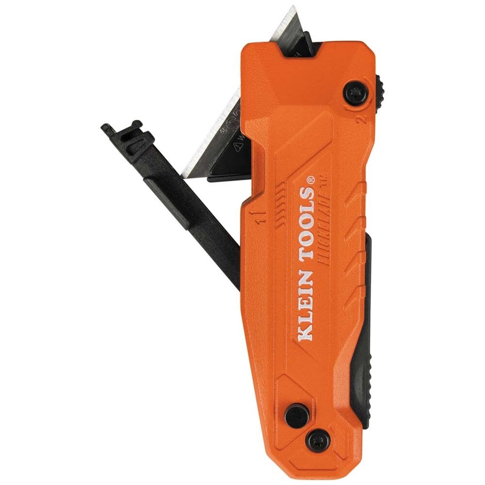 Klein 44306 FLICKBLADE 2-in-1 Utility Knife / Scraper with Blade Storage