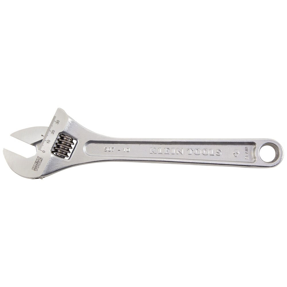 Klein Tools 507-10 Adjustable Wrench, Extra-Capacity, 10"