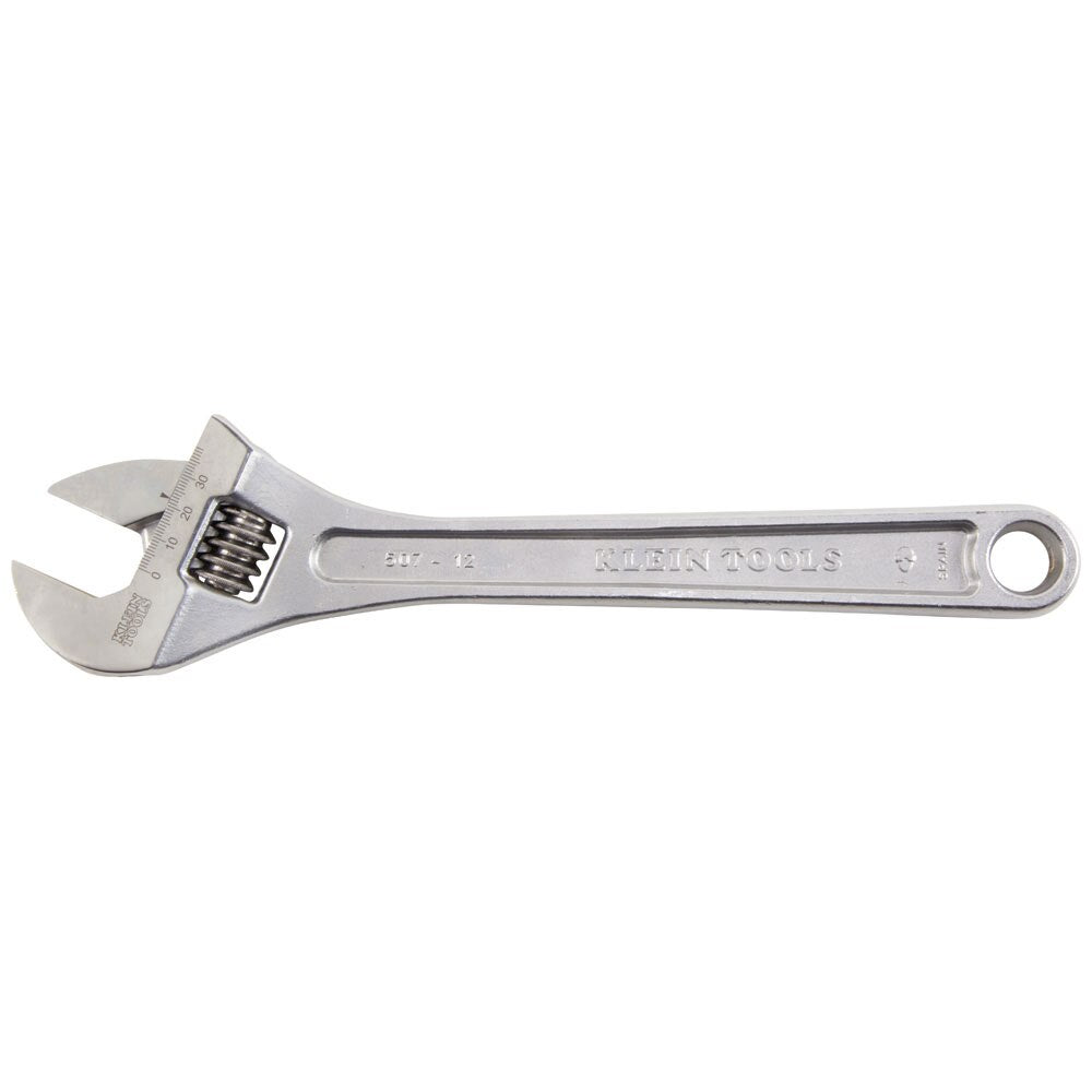 Klein Tools 507-12 Adjustable Wrench, Extra Capacity, 12"