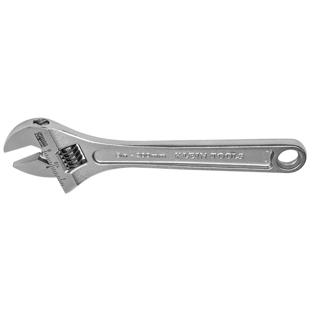 Klein Tools 507-8 Adjustable Wrench, Extra-Capacity, 8"