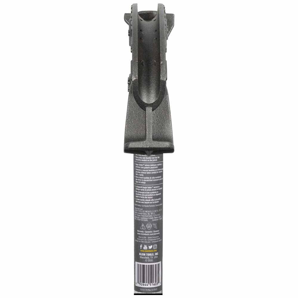 Klein 51604 Iron Conduit Bender 3/4" EMT with Angle Setter