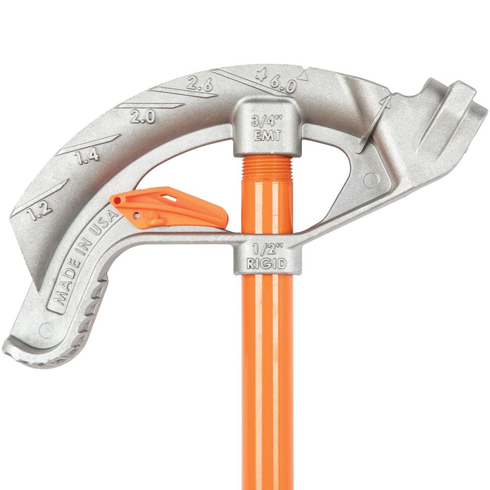 Klein 51607 Aluminum Conduit Bender Full Assembly, 3/4" EMT with Angle Setter