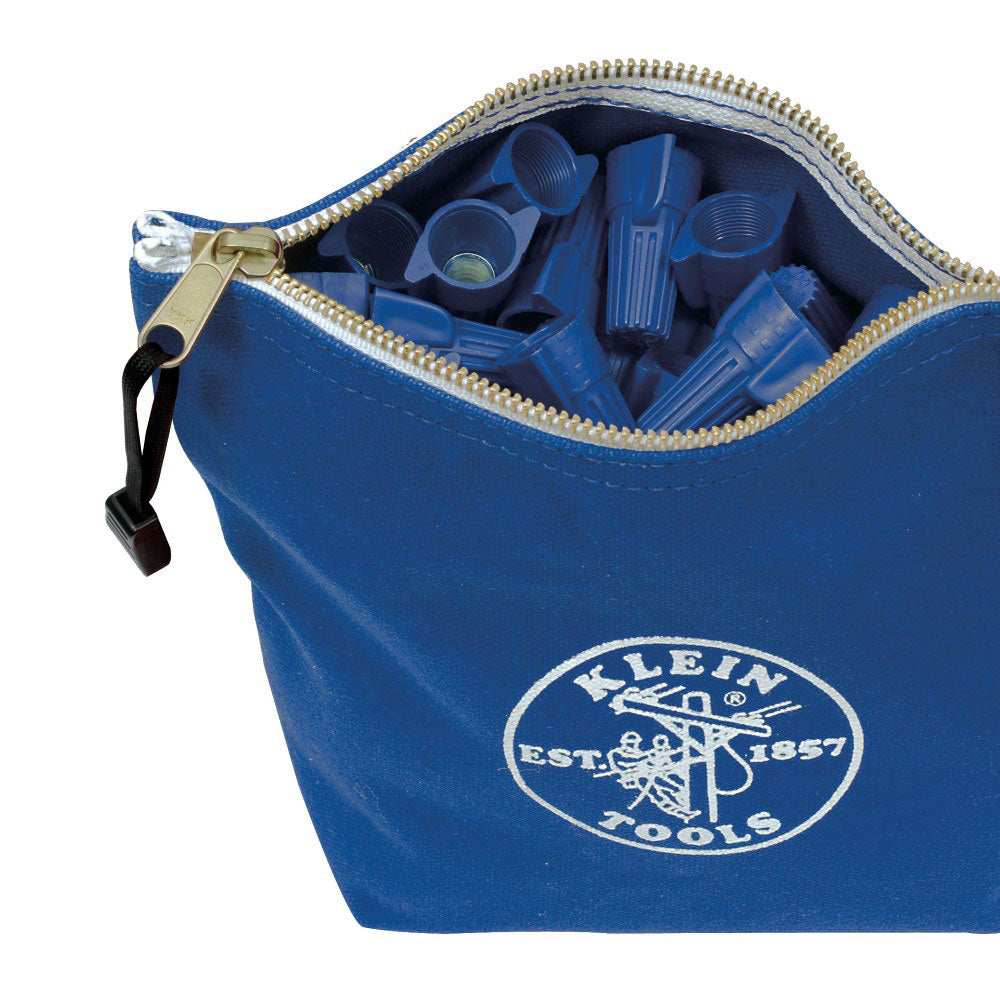 Klein 5539BLU Canvas Zipper Bag, Consumables, Blue