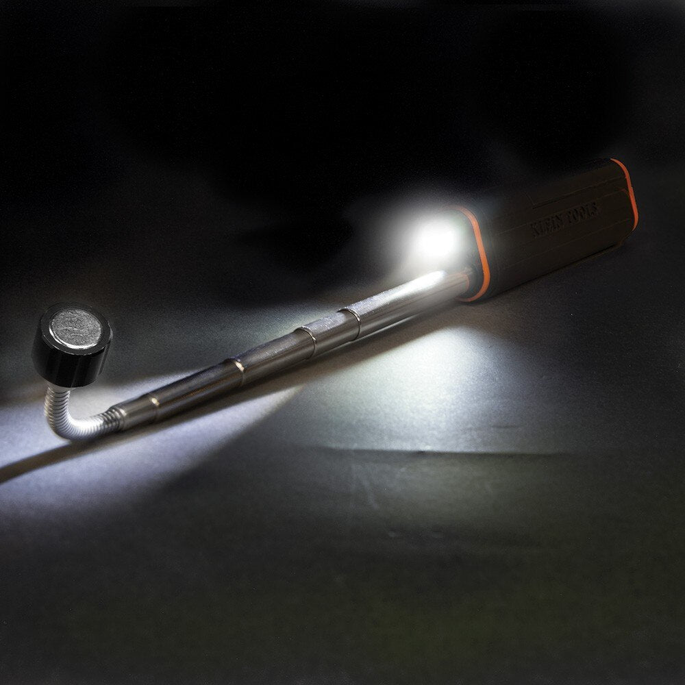 Klein 56027 Telescoping Magnetic LED Pickup Tool