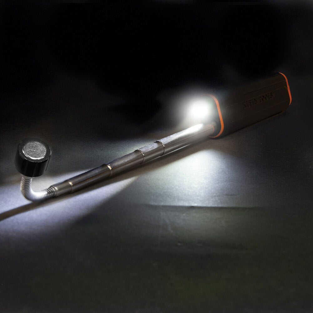 Klein 56027 Telescoping Magnetic LED Pickup Tool