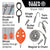 Klein 56511 Fish Rod Attachment Set, 7-Piece