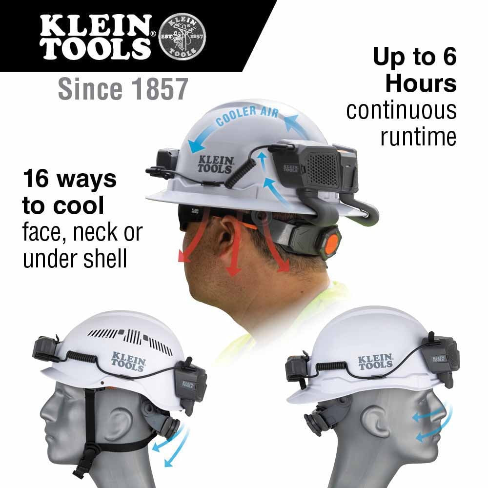 Klein 60155 Cooling Fan for Hard Hat and Safety Helmet