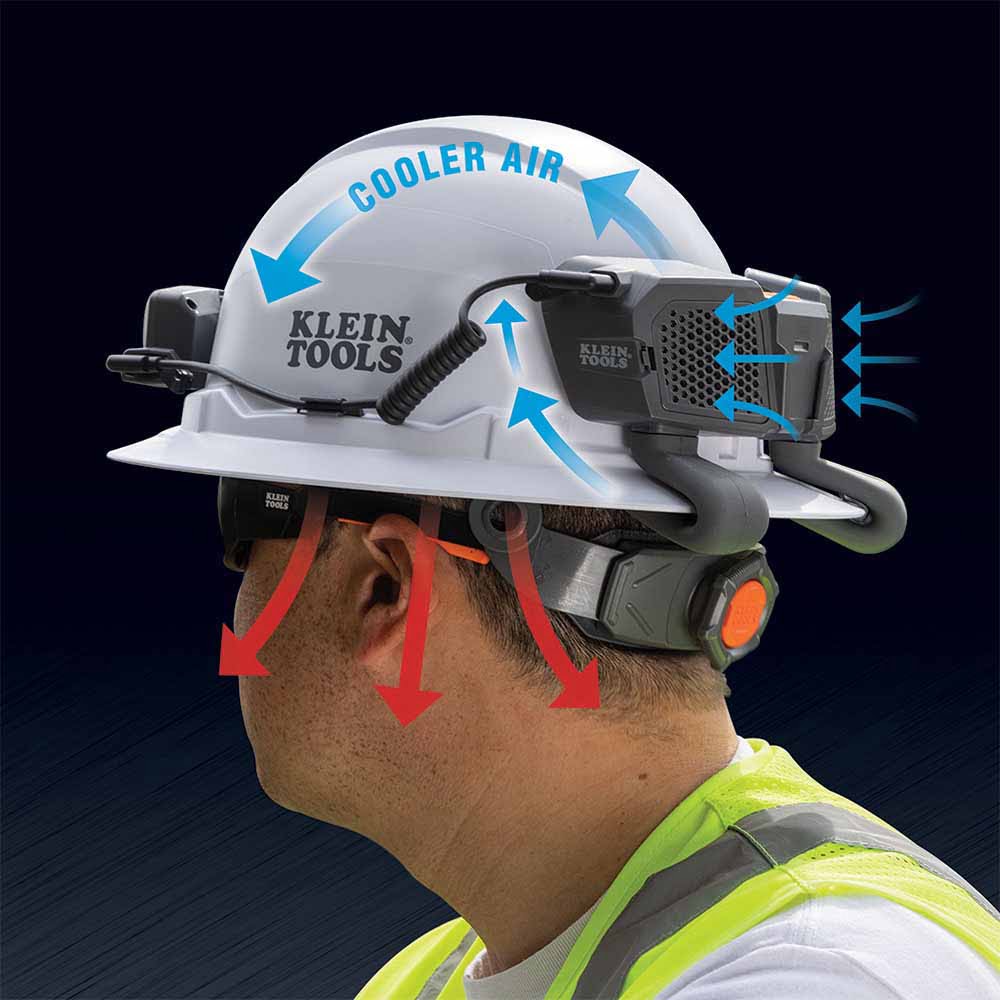 Klein 60155 Cooling Fan for Hard Hat and Safety Helmet