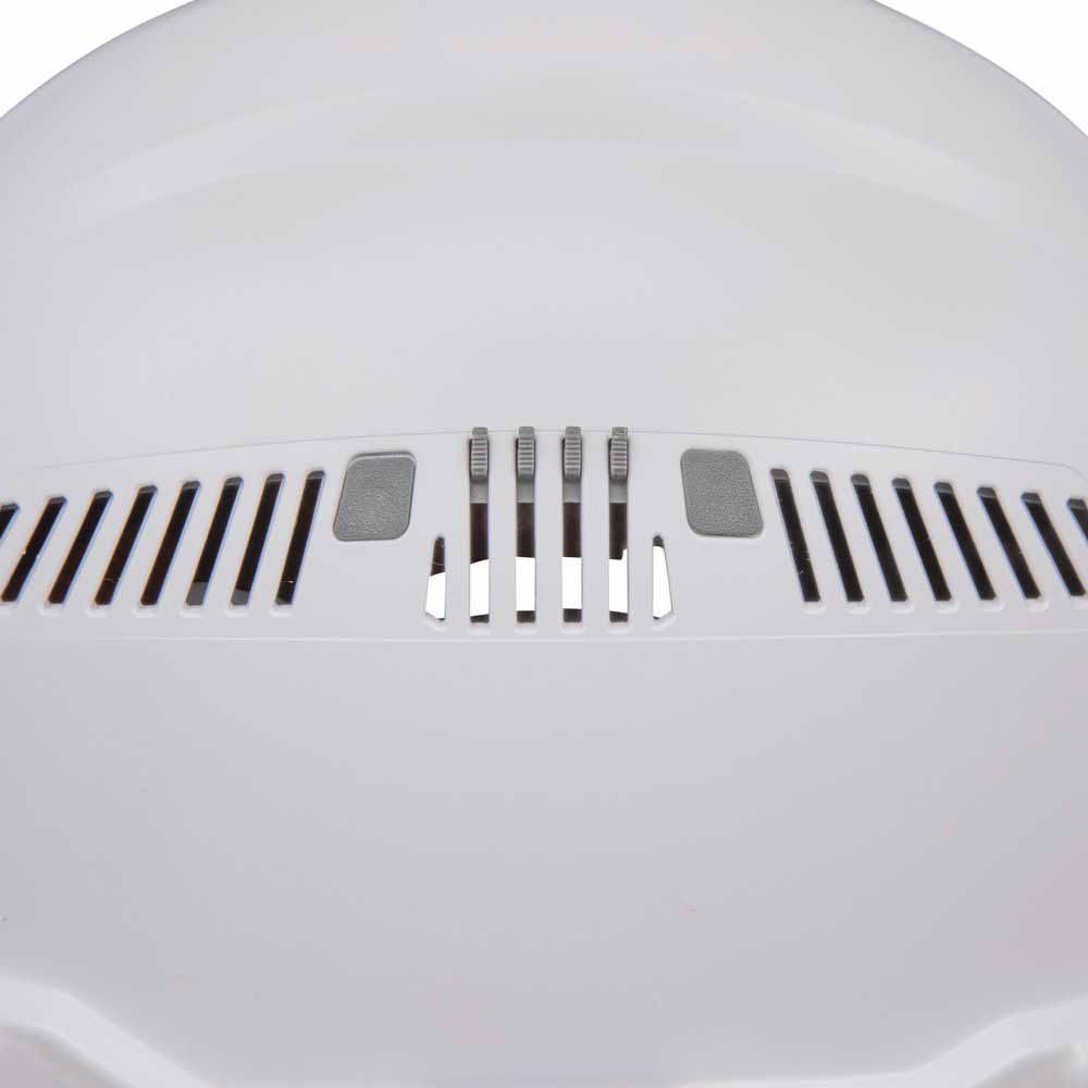 Klein 60407RL Hard Hat, Full Brim White w/Rechargeable Headlamp