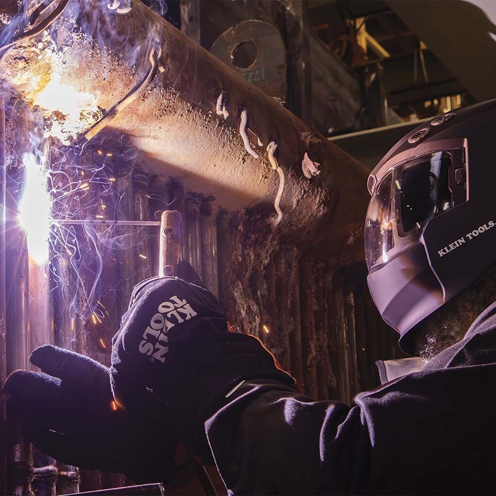 Klein 60788 Flame-Resistant Welding Jacket with Removable Welding Sleeves, Large