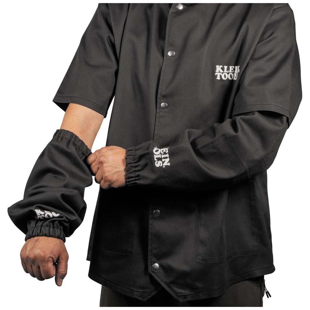 Klein 60789 Flame-Resistant Welding Jacket with Removable Welding Sleeves, XL