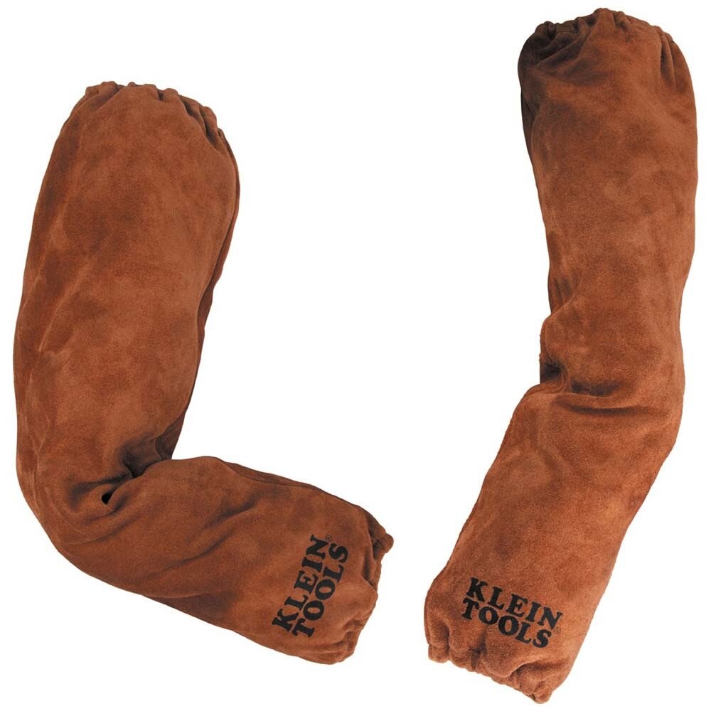 Klein 60834 Flame-Resistant Leather Welding Sleeves